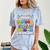 Proud MAMA Of a 2025 PRE-K Graduate -Graduation Comfort Color Blast T-Shirt Ocean