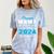 Proud Mama Of 5th Grade Graduate 2024 Elementary Graduation Comfort Color Blast T-Shirt Ocean