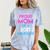 Proud Mom Of A 2017 Graduate Graduation Tee T-Shirt Comfort Color Blast T-Shirt Ocean