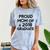 Proud Mom Of A 2018 Graduate Mama Graduation Comfort Color Blast T-Shirt Ocean