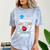 Proud Mom Of 2022 Pre K Graduate Graduation Comfort Color Blast T-Shirt Ocean