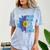 Proud Mom Of a 2022 Senior Shirt Graduation 2022 Women's Comfort Color Blast T-Shirt Ocean