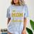 Proud Mom Of A 2025 Graduate Senior Class Of 2025 Graduation Comfort Color Blast T-Shirt Ocean