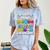 Proud MOM Of a 2025 PRE-K Graduate -Graduation Comfort Color Blast T-Shirt Ocean
