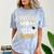Proud Mom Of a 2026 Senior Volleyball Graduation Comfort Color Blast T-Shirt Ocean