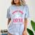 Proud Mom Of A Class 2018 Graduate Graduation T-Shirt Comfort Color Blast T-Shirt Ocean