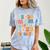 Proud Mom Of A Class Of 2023 Graduated Graduation Women Comfort Color Blast T-Shirt Ocean