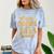 Proud Mom Of a Class Of 2024 Graduate Senior Graduation Comfort Color Blast T-Shirt Ocean