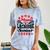 Proud Mom Of a Lacrosse Senior 2022 Graduation Comfort Color Blast T-Shirt Ocean