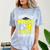 Proud Mom Of a Softball Senior Class Of 2025 Graduation Comfort Color Blast T-Shirt Ocean