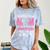 PROUD MUM OF A Pre-K GRAD 2024 Pre-K Graduation 2024 Mom Comfort Color Blast T-Shirt Ocean