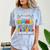 Proud NANA Of a 2025 Kindergarten Graduate Graduation Comfort Color Blast T-Shirt Ocean