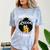Proud Queen PhD Doctorate Degree Graduation Woman Girl Comfort Color Blast T-Shirt Ocean