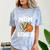 Proud Senior Mom Class Of 2026 Basketball Graduation Leopard Comfort Color Blast T-Shirt Ocean