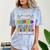 Proud SISTER Of a 2025 Kindergarten Graduate Graduation Comfort Color Blast T-Shirt Ocean
