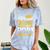Proud Sister Of a Class Of 2021 Graduate Senior Graduation Comfort Color Blast T-Shirt Ocean