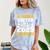 Proud Sister Of a Class Of 2025 Graduate Family Graduation Comfort Color Blast T-Shirt Ocean