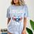 Proud US Air Force Aunt Flag Air Force Graduation Aunt Tee Comfort Color Blast T-Shirt Ocean