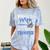 Proud Wife Of a State Trooper Police Officer Graduation Comfort Color Blast T-Shirt Ocean