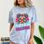 Puerto Rican Latina Social Worker MSW Masters Graduation Comfort Color Blast T-Shirt Ocean