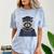 Raccoon Graduation Comfort Color Blast T-Shirt Ocean