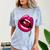 Rainbow Lips With a Cherry In The Mouth 80s Nostalgia Premium Tri-Blend Comfort Color Blast T-Shirt Ocean Rainbow Lips With a Cherry In The Mouth 80s Nostalgia Premium Tri-Blend Comfort Color Blast T-Shirt Ocean