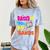 Raised On 90s Boy Bands Nostalgia Love Women Men Comfort Color Blast T-Shirt Ocean