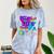 Retro 1980s 80's Baby 1990s 90's Made Me Nostalgia Birthday Comfort Color Blast T-Shirt Ocean