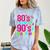 Retro 1980s 80's Baby 1990s 90's Made Me Nostalgia Vibes Comfort Color Blast T-Shirt Ocean Retro 1980s 80's Baby 1990s 90's Made Me Nostalgia Vibes Comfort Color Blast T-Shirt Ocean