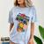 Retro 90s Boombox Nostalgia Party For Music Lovers Men Women Comfort Color Blast T-Shirt Ocean