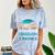 Retro Bearded Dragon Introvert For Lizard Lovers Comfort Color Blast T-Shirt Ocean