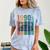 Retro Nineties Style Audio Tape Nostalgia Year 1990 Comfort Color Blast T-Shirt Ocean