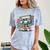 Retro Old Cassette Tape Cartoon With Walker Nostalgia Comfort Color Blast T-Shirt Ocean