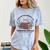 Retro Proud Introverted Book Club Anti Social Reader Comfort Color Blast T-Shirt Ocean