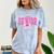Retro Senior 2026 Class Of 2026 Coquette Pink Bow Graduation Comfort Color Blast T-Shirt Ocean