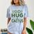 Sassy Saying Go Hug Cactus Introverts Sassy Quote No Hugs Comfort Color Blast T-Shirt Ocean