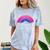 Secretly Bisexual Bi Introvert Bi Pride Antisocial LGBTQ Comfort Color Blast T-Shirt Ocean
