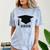 SENIOR 2025 Cute Graduation Class Of 2025 Graduate Comfort Color Blast T-Shirt Ocean