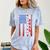 Senior 2026 Baseball American Flag Class Of 2026 Graduation Comfort Color Blast T-Shirt Ocean