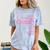 Senior 2026 Class Of 2026 Coquette Bow Graduation 2026 Comfort Color Blast T-Shirt Ocean