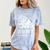 Senior Cheerleader Aunt Cheer Class Of 2026 Graduation Women Comfort Color Blast T-Shirt Ocean