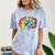 Senior Class Of 2019 Boho Tie Dye Graduation Comfort Color Blast T-Shirt Ocean