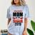 Senior Class Of 2019 Tshirt Graduation Awesome Mom Comfort Color Blast T-Shirt Ocean