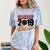 Senior Class Of 2019 Tshirt Graduation Students Hockey Comfort Color Blast T-Shirt Ocean
