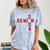 Senior Class Of 2024 Graduation 2024 Maroon Basketball Comfort Color Blast T-Shirt Ocean