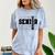 Senior Class Of 2026 Varsity Text Graduation Comfort Color Blast T-Shirt Ocean