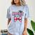 Senior Class Of 2027 Coquette Pink Bow Graduation 2027 Girls Comfort Color Blast T-Shirt Ocean