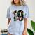 Senior Floral Class Of 2019 Shirt Graduation Idea Comfort Color Blast T-Shirt Ocean