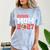 Senior Football Mom 2027 Team Class Of 2027 Graduation Mom Comfort Color Blast T-Shirt Ocean