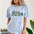 Senior Graduation Class Of 2024 Cute Senior 2024 Flowers Comfort Color Blast T-Shirt Ocean